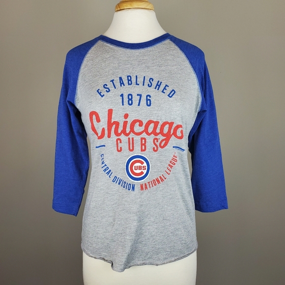 Live and Tell Tops - Chicago Cubs 3/4 Sleeve Top